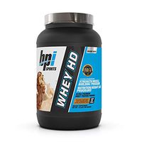 BPI Sports Whey HD Ultra Premium Protein Powder, Peanut Butter Ice Cream Bar, 1.7 Pound