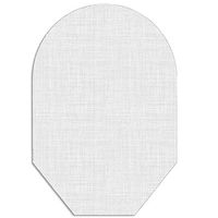 Solid Color Ostomy Pouch Cover Closed End (White)