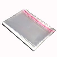 Dming 200pcs 13.7 * 19.6inch Self Sealing Cello Crystal Plastic Clear Bags OPP Adhesive Cellophane Bags Clear Resealable Good for Bakery, Candle, Soap, Cookie Poly,Treat ，Trinkets,Books,Crafts, Toys