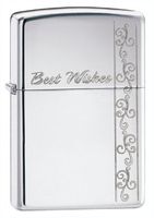 Zippo Best Wishes Pocket Lighter