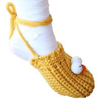 Cast Toe Covers Socks for Leg Foot Ankle Casts Toe Warmer Sock (Cartoon Yellow)