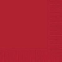 Apple Red 3-Ply Luncheon Napkins, 50 Ct. | Party Tableware