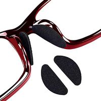 48 Pair Soft Foam Nose Pads Self Adhesive Thin Nosepads Non-Slip Silicone Eyeglass Nose Pads for Glasses Eyeglasses Sunglasses