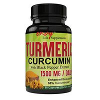 Promotes Normal Immunity and Plays a Critical Role in Overall Body Wellness, Turmeric 1500 MG Root Extract, Maximum Absorption for Joint Support & Anti-Inflammation, Organic Non-GMO Turmeric Capsules