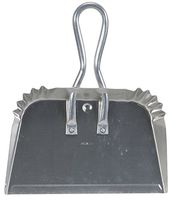 Tough Guy Hand Held Dust Pan, Silver, Aluminum