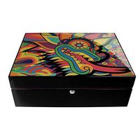"Viva la Serpiente" Special Edition Hand Crafted 125 Cigar Spanish Cedar Humidor from Park Lane