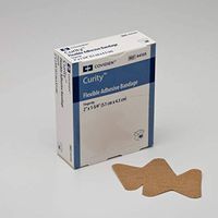 8900134 PT# 44105 Bandage Adhesive Fabric Fingertip 2x1-3/4" Curity Flexible 40/Bx Made by Covidien