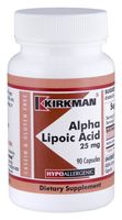 Alpha Lipoic Acid 25 mg Capsules - Hypo - 90 ct