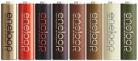 eneloop tones chocolat AA-size 1,900mAh Battery 8-Pack | HR-3UTGB-8C ( Japanese Imports )