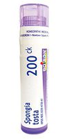 Boiron Spongia Tosta 200C, 80 Pellets, Homeopathic Medicine for Croupy Cough