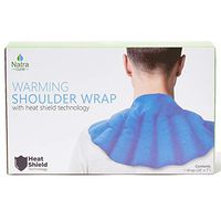 NatraCure Microwaveable Warming Shoulder Wrap Pad w/Heat Shield Technology