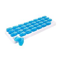 youeneom 31Compartments Pill Organizer Box, 2nd Gen Portable Travel Pill Organizer (7Day) with Moisture-Proof Design and Large Compartments to Hold Vitamins, Supplements and Medication (31 Day)