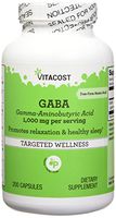 Vitacost GABA Gamma - Aminobutyric Acid - 1,000 mg per Serving - 200 Capsules