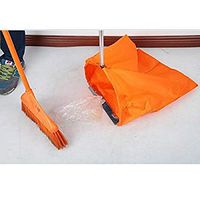 OTC Large Yard Cleaning Dustpan - Multipurpose Lawn Garden Bag for Collecting Leaves, Trash - Foldable Aluminum Pole Garbage Picker