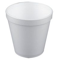 DART Container 16MJ20 CPC 16 oz Customizable Medium Squat Foam Food Bowl44; White - Case of 500