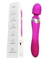 Portable 8-Speed Vi-brating Silicone Waterproof Massager Dual Vi-bration Home Personal Fitness Massage