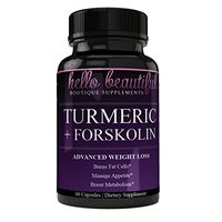 Turmeric and Forskolin Advanced Weight Loss with Black Pepper for Advanced Absorption