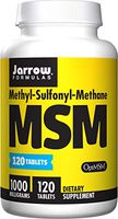 Jarrow Formulas MSM Sulfur, for Bone, Joint and Beauty Support, 1000 mg, 120 Tablets