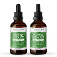 Diarrhea Tribal Care Alcohol-Free Extract, BlackBerry, Slippery Elm, Red Raspberry, Chamomile, Orange, Goldenseal. Glycerite Tincture, Healthy BM Support (2x4 fl oz)