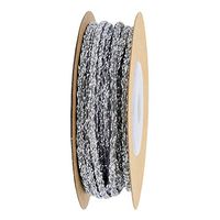 Riverbyland Silver Gift Wrapping Glitter Ribbon 1/10" x 10 yd