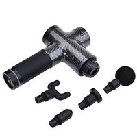 CHERRYSONG Massage Gun,Massager Handheld Deep Tissue Muscle Massager Gun with 4 Replaceable Attachment,Handheld Percussion Massager Electric Full Body Massage,3 Speed Settings