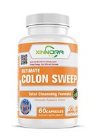 Xinnora Colon Sweep Supports,Colon Cleanse,Colon Detox,Healthy Bowel Movement with Psyllium Husk, Cascara Sagrada, Calcium Alfalfa, Oat & Goldenseal - Laxative Supports Weight Management - 60 Caps (3)
