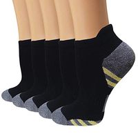 Compression Running Plantar Fasciitis Socks for Men & Women - Low Cut Cushion Socks Fit for Athletic,Travel, Sports, Medical