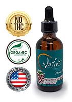 Natural Native Hemp Tincture Oil (Raspberry, 300 mg) Therapeutic Grade for Anxiety Relief, Chronic Pain, Sleep, Nausea, Arthritis, Joint Pain - USDA Organic Hemp, Gluten-Free, Non-GMO