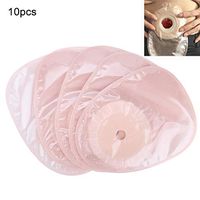 Ostomy Bag,10pcs/Pack One-piece System Medicals Drainable Pouch Colostomy Bag Ostomy Supplies Skin-friendly Hydrocolloid Film Cut Size Brace Support for Body Stoma Care