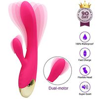 Tangible HTV Personal Handheld Silicone Massager,Ergonomic Design,Absolutely Safe and Non-Toxic,4Speed 10 Modes,Waterproof Massager,Silent,Rechargeable,Relieve Muscle Tension Relax Body (Elegant Pink)