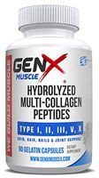 Multi Collagen Peptide Pills (Type I, II, III, V & X) Marine, Bovine, Chicken & Eggshell| Skin, Nails, Joints, and Hair
