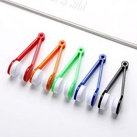 5 Pcs Eyeglass Cleaners Set Microfiber Spectacles Cleaner Soft Brush Cleaning Tool Mini Microfiber Glasses Eyeglasses Cleaner Cleaning Clip