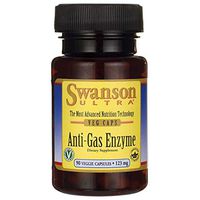 Swanson Anti-Gas Enzyme 123 Milligrams 90 Veg Capsules