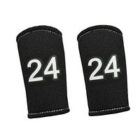 Kylin Express 2PCS Premium Finger Sleeve Protector Brace Support for Basketball, KB24, Black