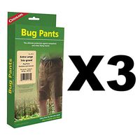 Coghlan's Bug Pants XL Black Unisex Flame Retardant Lightweight Net (3-Pack)