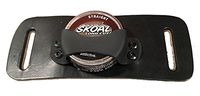 Snuff Can/Dip/Chew/Tobacco Leather and Kydex Holster (Black)