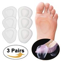 Football mat, cheekbone pad (backing gum), forefoot support for tibia pain, Morton neuroma pain relief - 3 Pairs