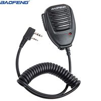 BAOFENG 2 Pin Handheld Remote Radio Speaker Mic DM-5R BF-888S UV-5R 5RA 5RB BF-F8HP GT-3 UV-9S Two-Way Radio Series