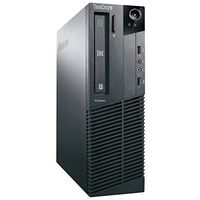 ThinkCentre M81 Quad Core i5 i5-2400 3.1GHz 4GB RAM 320GB Hard Drive Windows 7 Professional 64Bit DVDRW Small Form Factor Business Black Intel HD Graphics 8 USB Ports Display Port VGA Serial Port Desktop Computer