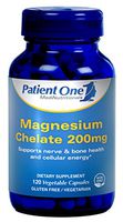 Patient One Magnesium Chelate 200mg - 120 Vegetable Capsules