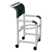 MJM International 118-3TW-TS Standard Shower Chair with Tilt Seat, Royal Blue/Forest Green/Mauve