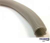 1/2" Kable Kontrol Colored Split Wire Loom (1/2" Diameter - 10Ft Long, Gray)