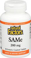 Natural Factors - Same 200mg, Joint & Mood Support, 30 Enteric Coated Tablets