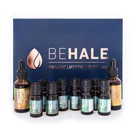 Behale 100% USDA Certified Organic Pure Essential Oil Set - Lifestyle Aromatherapy Set - Tea Tree, Lavender, Lemon, Eucalyptus, Orange, and Rosemary, Baobab and Jojoba Oils