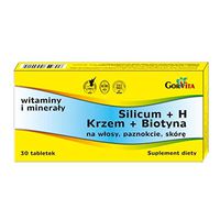Gorvita Silicum + H - Silicon + Biotin - 30 Tablets
