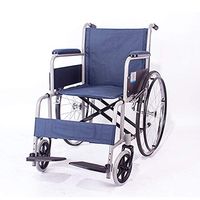 Wheelchair Medical Equipment Light Folding Transport Travel Self-propelled Portable Elderly Disabled Manual Service Staff Push-Type Detachable Wide for Adults Elderly