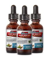 Pain Relief with Hemp Oil - Hemp Seed Oil Drops Organic 780 mg - Mint Flavor - Hemp Oil Drops 500mg - 3 Bottles 3 FL OZ (90 ML)