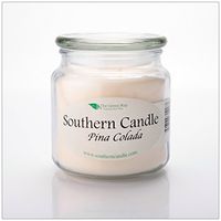 Pina Colada 16 oz Decorator Jar Natural Soy Wax Candle