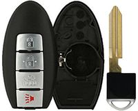 KeylessOption Keyless Entry Remote Smart Key Fob Case Shell Outer Cover For Nissan Altima Maxima Murano Infiniti G37 KR55WK48903