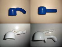 FUN Adult Generic Hitachi Blue and White Magic Wand Attachments